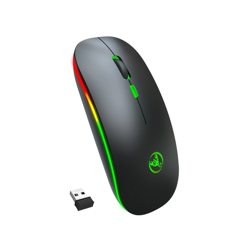 Dual-Mode Wireless Mouse with RGB Lighting