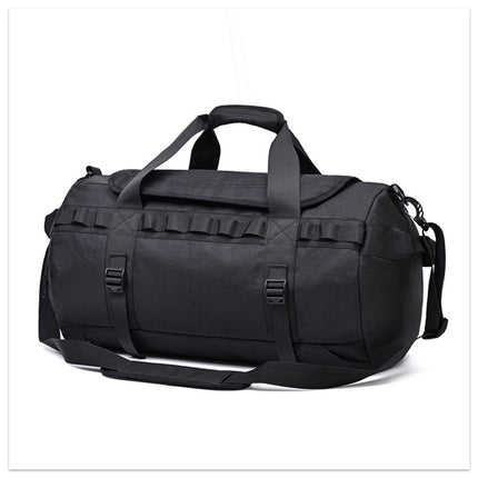 Bolsa de senderismo para acampar al aire libre de gran capacidad para hombres, portátil, cruzada para llevar al hombro, separación de humedad y humedad, almacenamiento para hombres