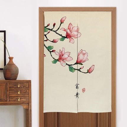 Home Kitchen Bedroom Partition Chinese Style Cloth Curtain - Wnkrs