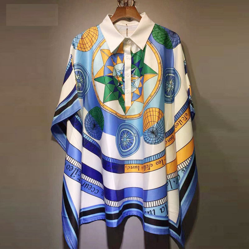 Women's Loose Batwing Tunic