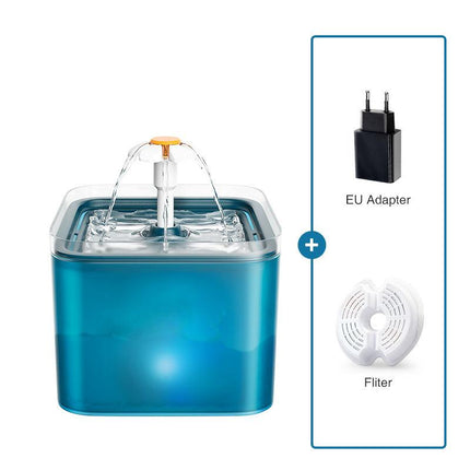 Fuente de agua LED para gatos