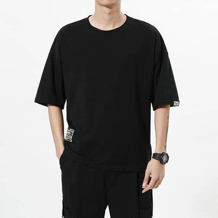 Men's Cotton Side-Zipper T-Shirt - Wnkrs