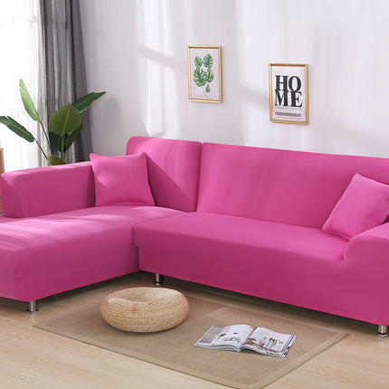 Tight Wrap Sofa Cover Elastic 2 Pieces Sofa Cover with L Style Piece Corner Sofa - Wnkrs