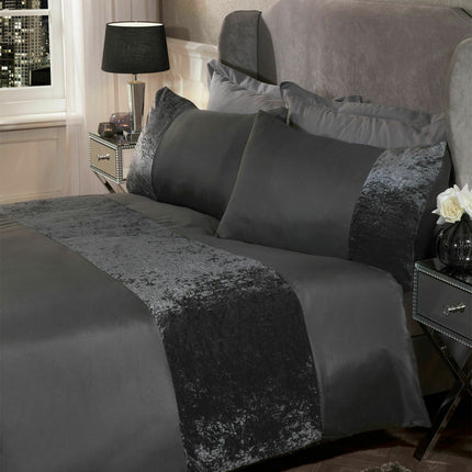 Pressed velvet panel duvet cover - Wnkrs
