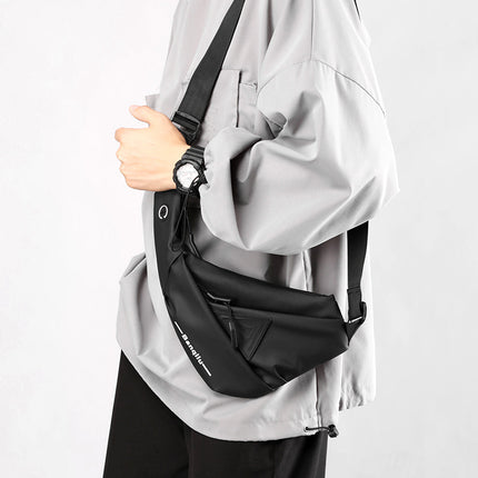 Bolso de pecho antirrobo de estilo informal y moderno para hombre