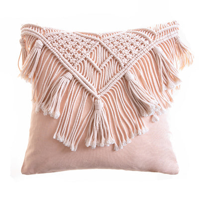 Hand-woven Cotton Thread Cushion Cover - Wnkrs