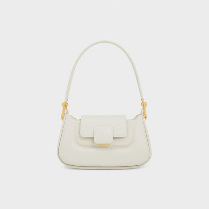 Sac à bandoulière baguette en TPU doublé de soie tendance