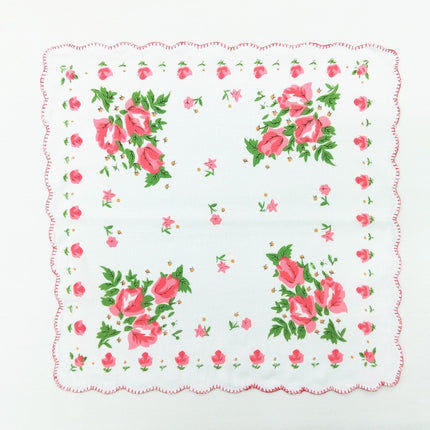 Women'S Cotton Handkerchief With Tooth Edge Print - Wnkrs