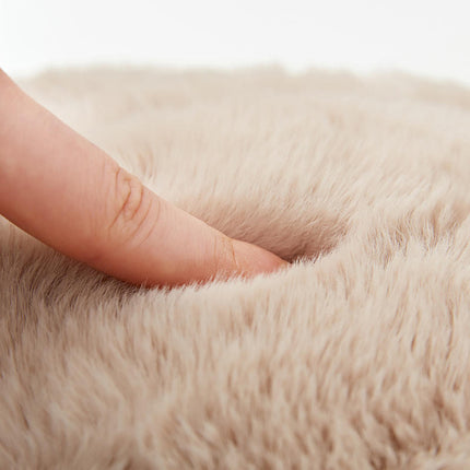 Fur Ball Round Sofa Decoration Pillow Child Cushion - Wnkrs