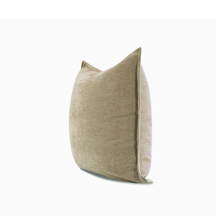 Contrasting Color Imitation Cashmere Cushion New Chinese Style Pillow - Wnkrs