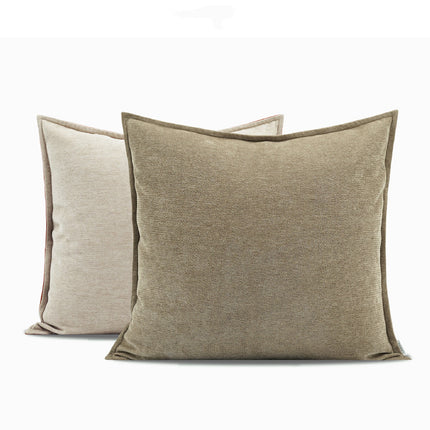 Contrasting Color Imitation Cashmere Cushion New Chinese Style Pillow - Wnkrs