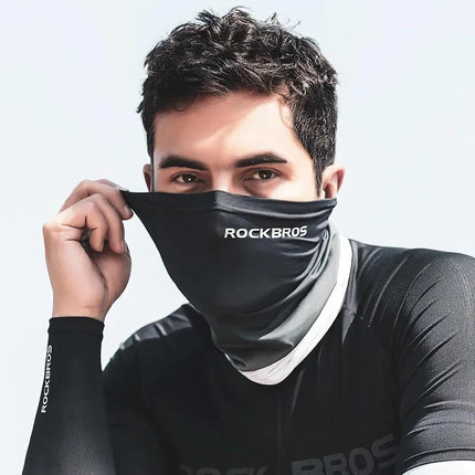 Foulard et cache-cou unisexe en soie pour cyclisme et protection solaire