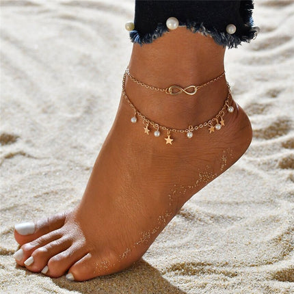 Summer Anklet with Star Pendant - Wnkrs