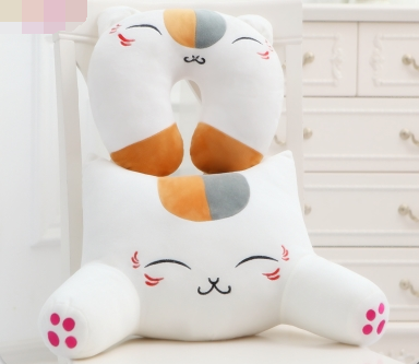 Cat pillow cushion bed back cushion cute waist cushion office sofa pillow lumbar cushion car pillow - Wnkrs