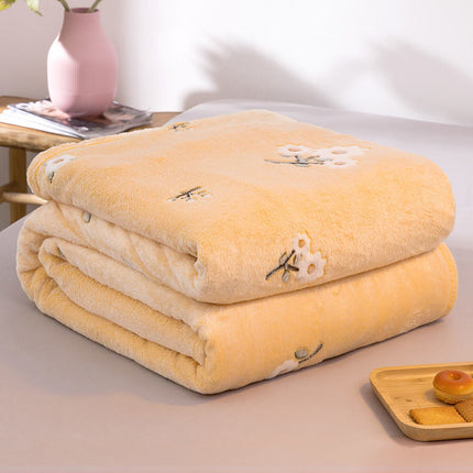 Office Air Conditioning Blanket Flannel Four Seasons Sheet - Wnkrs