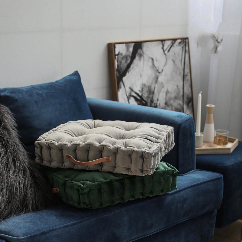 Simple Velvet Sofa Cushion Thickened Pillow