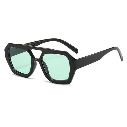 Lunettes de soleil aviateur vintage à verres jaunes pour femmes | Lunettes de style années 70 à la mode