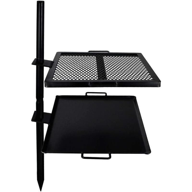 Ultimate Camping Gravity Combo Grill & Skillet