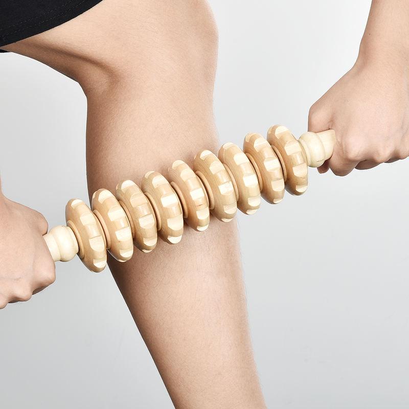 Manual Wooden Massage Roller
