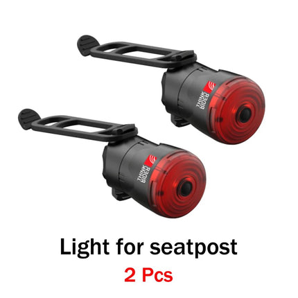 Feu arrière de vélo intelligent avec freinage automatique : illuminez votre trajet avec sécurité et style