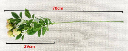 Artificial French Silk Roses Flowers - Wnkrs