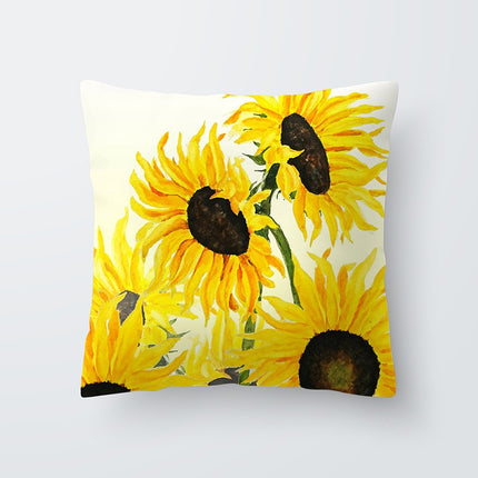 Yellow Print Cushion Cover - Wnkrs