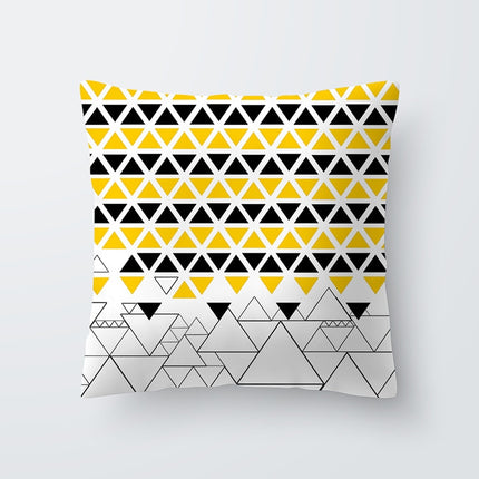 Yellow Print Cushion Cover - Wnkrs