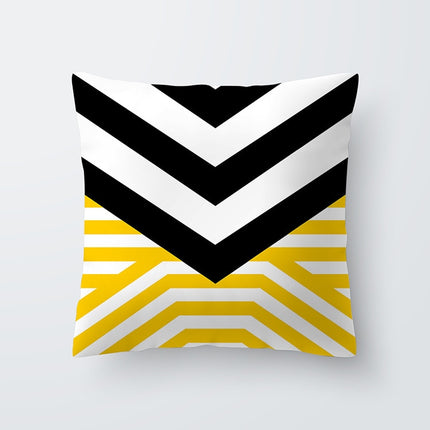 Yellow Print Cushion Cover - Wnkrs