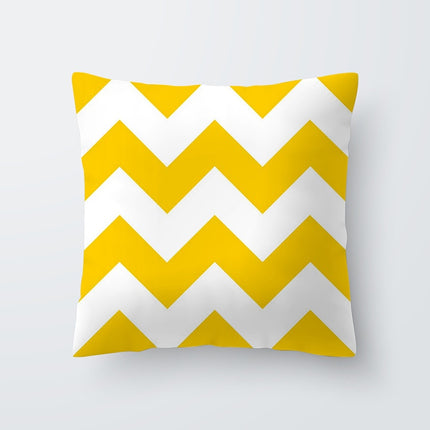 Yellow Print Cushion Cover - Wnkrs