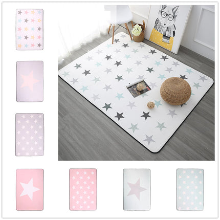 Anti-Slip Soft Geometric Patterned Carpets For Baby Bedroom - Wnkrs