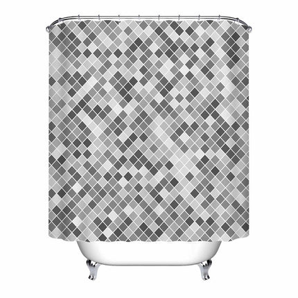 Colorful Geometric Retro Shower Curtain - Wnkrs
