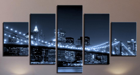 Diamond Painting - Multi-Bild New York Bridge
