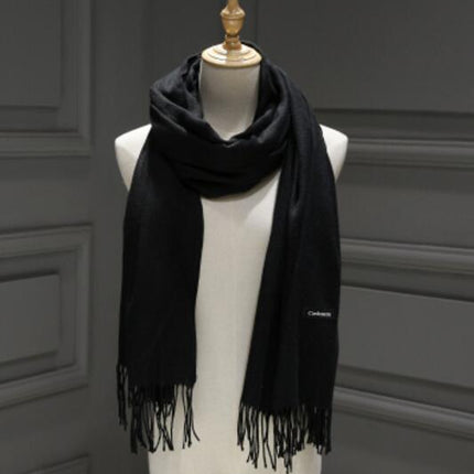 Women's Cashmere Scarf with Tassel - Wnkrs