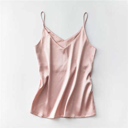 Women's Sexy V-Neck Sleeveless Tops - Wnkrs