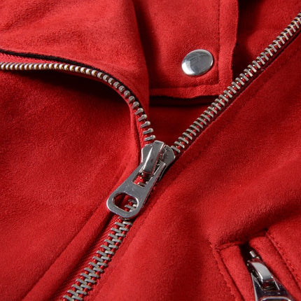 Women's Belted Crop Biker Jacket - Wnkrs