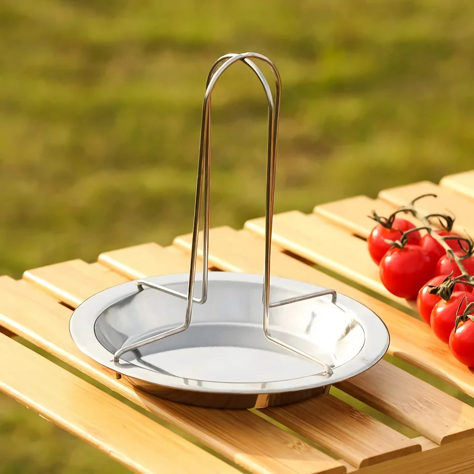 Removable Stainless Steel BBQ Grill Plate