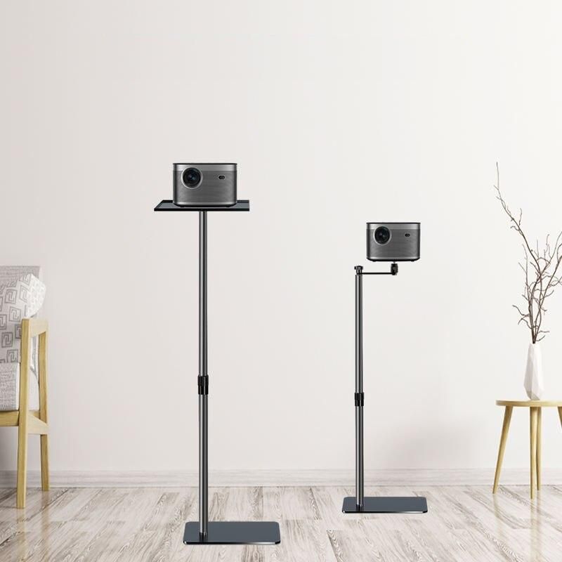 Adjustable Height Projector Stand with Tray and 1/4" Screw