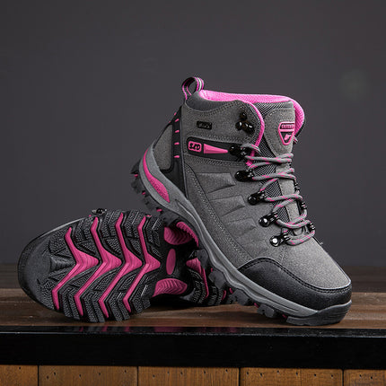 Chaussures d'alpinisme montantes et résistantes à l'usure pour femmes, grande taille