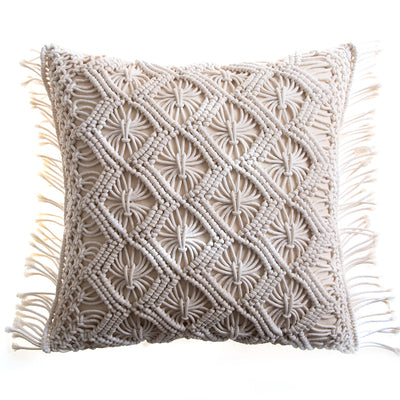 Hand-woven Cotton Thread Cushion Cover - Wnkrs