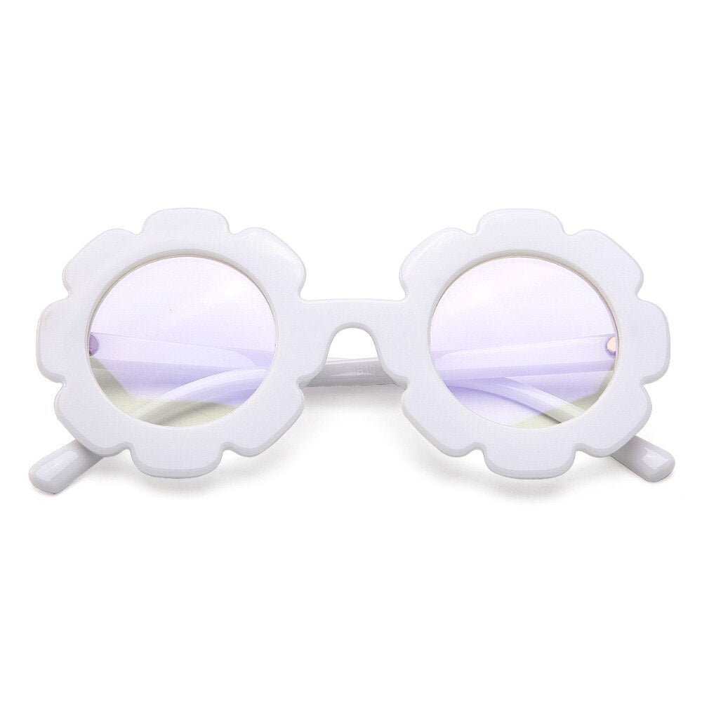 Girl's Sunflower Shaped Sunglasses