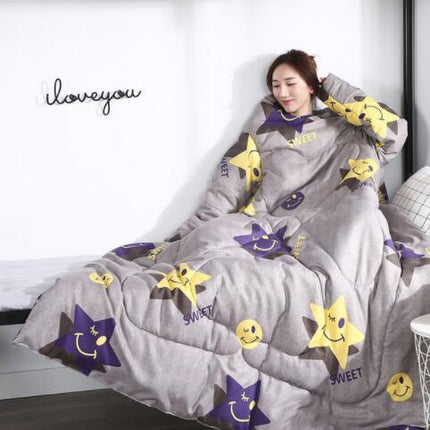 Winter Lazy Quilt with Sleeves - Wnkrs