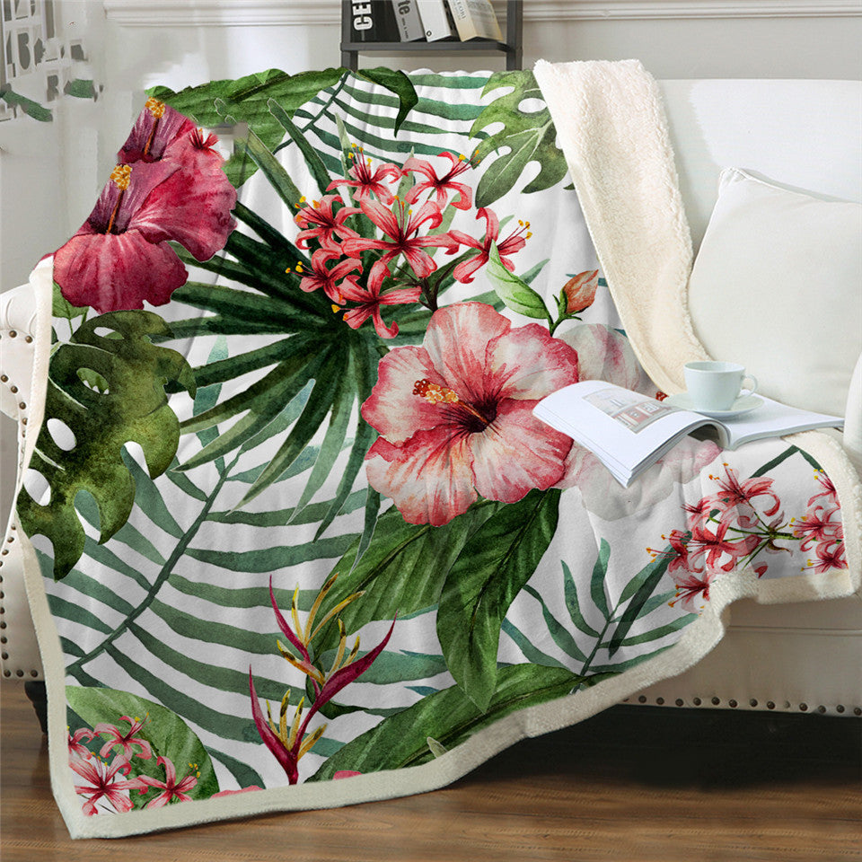 New Digitally Printed Double Sided Flannel Blanket