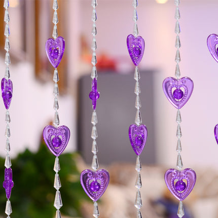 Household Plastic Crystal Acrylic Door Chain Decoration - Wnkrs