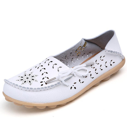 Women’s Casual Summer Breathable Leather Loafers - Wnkrs