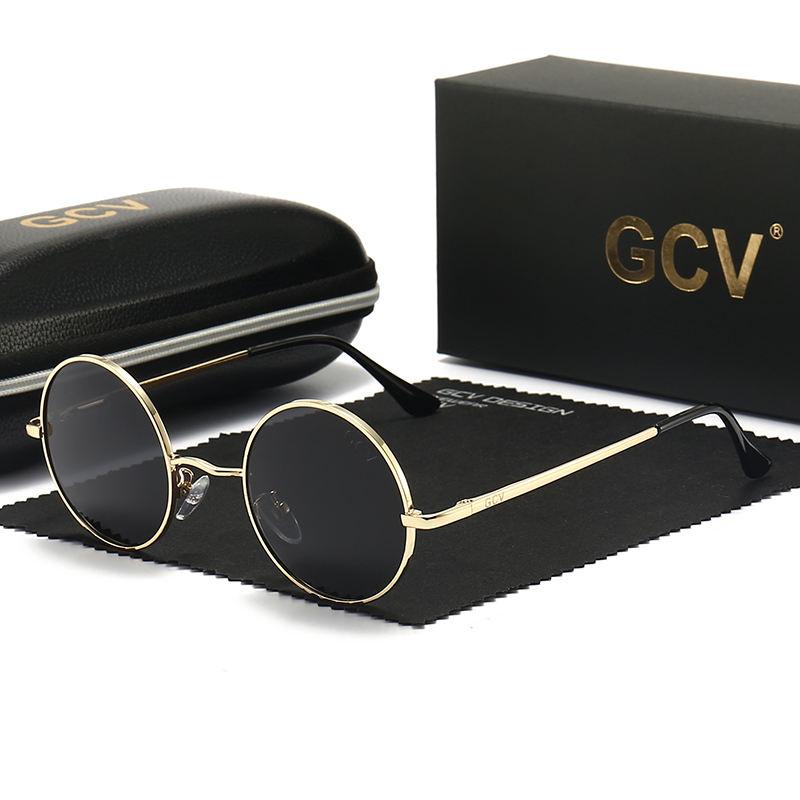 Round Copper-Alloy Steampunk Fashion Sunglasses