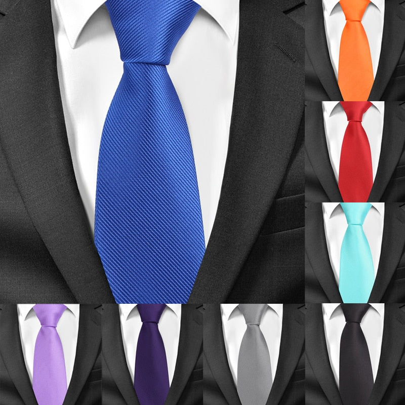 Men's Classic Solid Tie