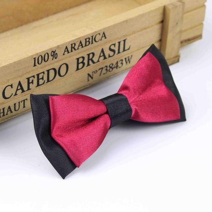 Classic Solid Color Bow Ties for Men - Wnkrs