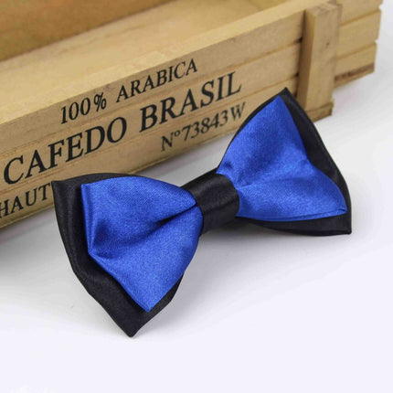 Classic Solid Color Bow Ties for Men - Wnkrs