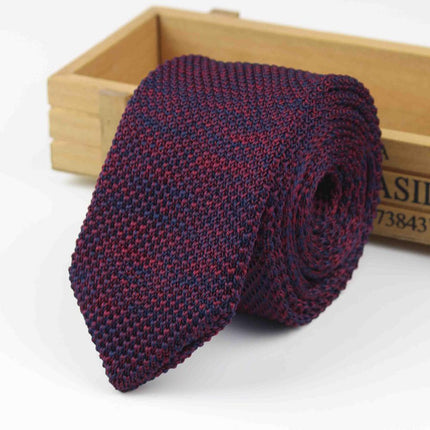 Knitted Striped Classic Men's Ties - Wnkrs