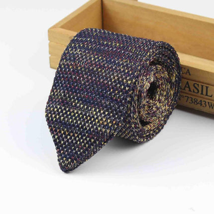 Knitted Striped Classic Men's Ties - Wnkrs
